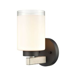 Briggs  Bathroom Vanity Light in Black by ELK Home