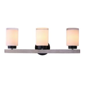 Briggs  Bathroom Vanity Light in Black by ELK Home