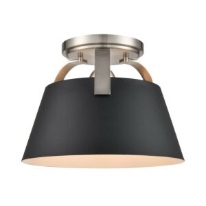 Jepson  Semi Flush Mount in Matte Black by ELK Home