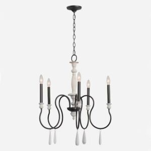 Brownell  Chandelier in Anvil Iron by ELK Home