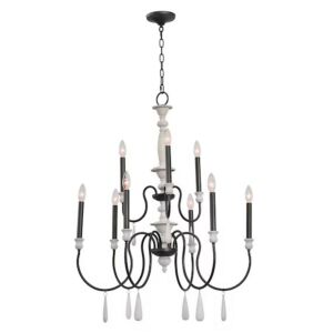 Brownell  Chandelier in Anvil Iron by ELK Home