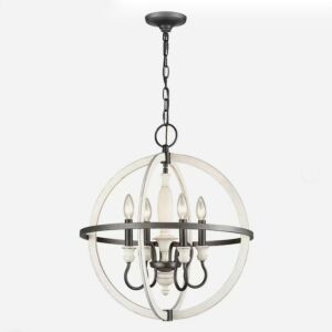 Brownell  Chandelier in Anvil Iron by ELK Home