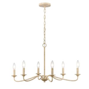 Ellisville  Chandelier in Antique Cream by ELK Home