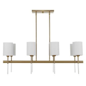 Awyr  Linear Chandelier in Warm Brass by Uttermost