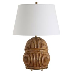 Reed  Table Lamp in Antique Brass by Uttermost