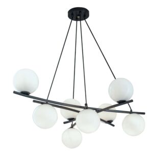 Perch  Chandelier in Acid Dipped Black by ELK Home