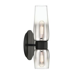 Flame  Wall Sconce in Matte Black by ELK Home