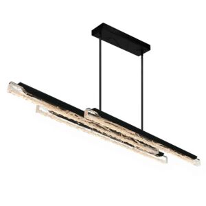 Valira LED Chandelier in Black by CWI Lighting