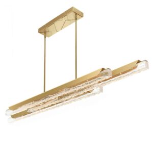 Valira LED Chandelier in Brass by CWI Lighting