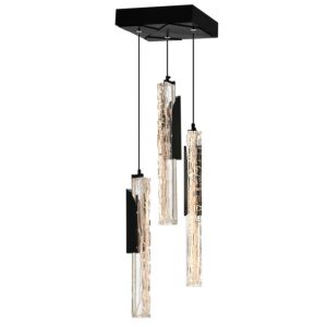 Valira LED Mini Pendant in Black by CWI Lighting