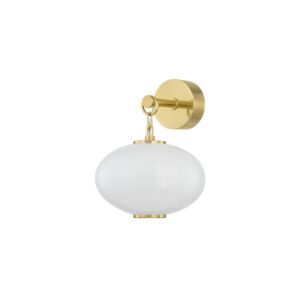 Nephele LED Wall Sconce in Vintage Polished Brass by Corbett Lighting