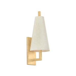 Tirana  Wall Sconce in Vintage Gold Leaf by Corbett Lighting