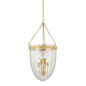 Angus  Lantern in Vintage Brass by Corbett Lighting