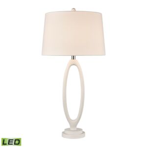 Adair LED Table Lamp in Dry White by ELK Home