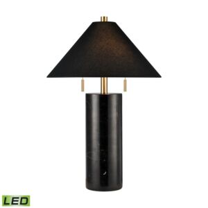 Blythe LED Table Lamp in Black by ELK Home