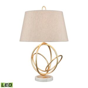 Morely LED Table Lamp in Gold Leaf by ELK Home