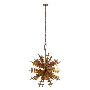 Sigma  Pendant in Autumn Brass by ELK Home