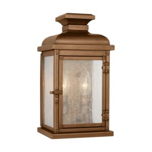 Pediment  Wall Lantern in Natural Copper by Visual Comfort Studio