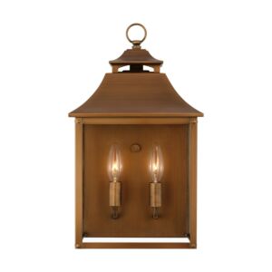 Galena  Wall Lantern in Natural Copper by Visual Comfort Studio