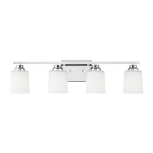 Vinton  Wall   Bathroom Bathroom Vanity Lightroom Bathroom Bathroom Vanity Lightroom Bathroom Vanity Light Sconce in Chrome by Generation Lighting.