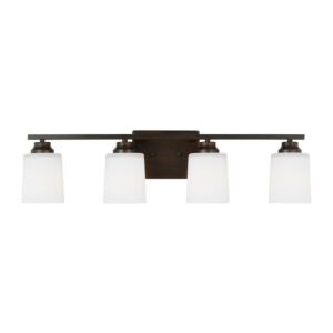 Vinton  Wall   Bathroom Bathroom Vanity Lightroom Bathroom Bathroom Vanity Lightroom Bathroom Vanity Light Sconce in Bronze by Generation Lighting.