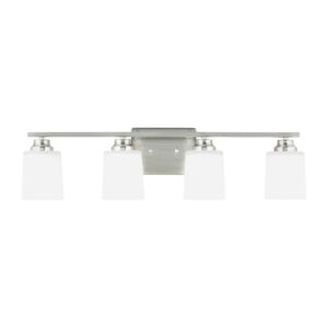 Vinton  Wall   Bathroom Bathroom Vanity Lightroom Bathroom Bathroom Vanity Lightroom Bathroom Vanity Light Sconce in Brushed Nickel by Generation Lighting.