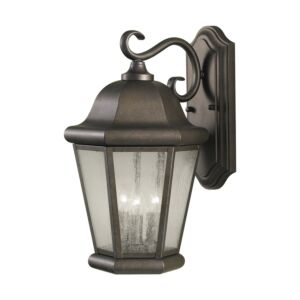 Martinsville  Outdoor Wall Lantern in Corinthian Bronze by Generation Lighting