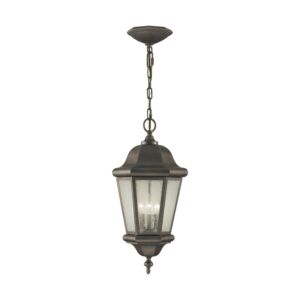 Martinsville  Outdoor Pendant in Corinthian Bronze by Generation Lighting.