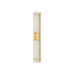 Tottenville  Wall Sconce in Aged Brass by Hudson Valley