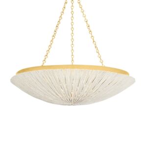 Summerside  Pendant in Vintage Gold Leaf by Hudson Valley