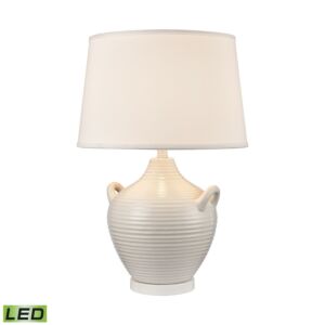 Oxford LED Table Lamp in Gloss White by ELK Home