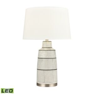 Ansley LED Table Lamp in Gray Glazed by ELK Home