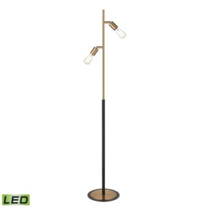 Kelston LED Floor Lamp in Matte Black by ELK Home