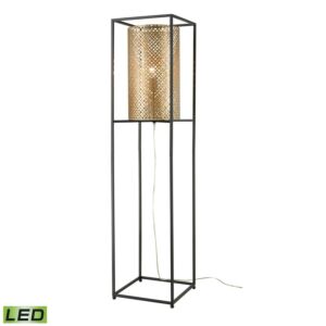 Gavia LED Floor Lamp in Antique Gold by ELK Home