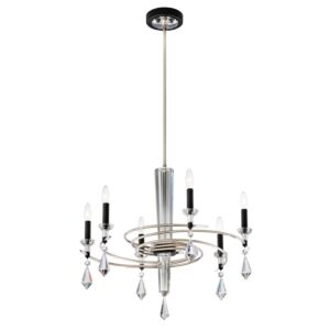 Tempest  Chandelier in Soft Silver by Schonbek