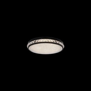 Kristally LED Flush Mount in Black by Schonbek