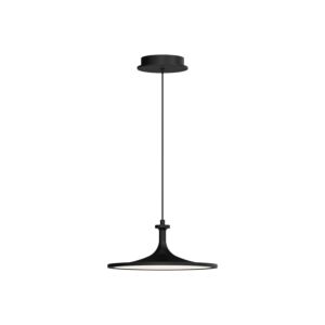 Issa LED Pendant in Matte Black by Alora