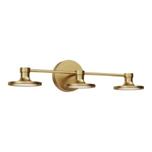 Issa LED Bathroom Vanity Light in Brushed Gold by Alora