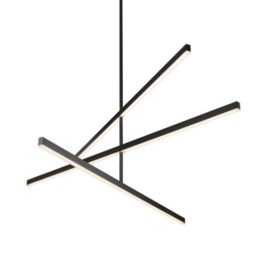 Vega LED Chandelier in Black by Kuzco Lighting