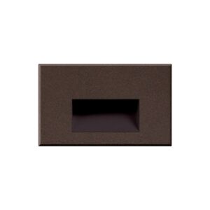 Sonic LED Exterior Wall Step Light in Espresso by Kuzco Lighting