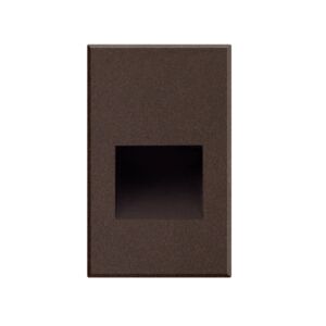 Sonic LED Exterior Wall Step Light in Espresso by Kuzco Lighting