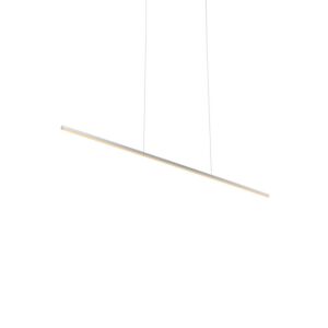 Vega Minor LED Linear Pendant in Brushed Nickel by Kuzco Lighting