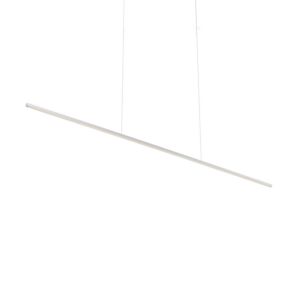 Vega Minor LED Linear Pendant in Brushed Nickel by Kuzco Lighting