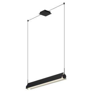 Phoenix LED Linear Pendant in Black White by Kuzco Lighting