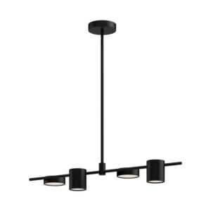 Jayden LED Linear Pendant in Black by Kuzco Lighting