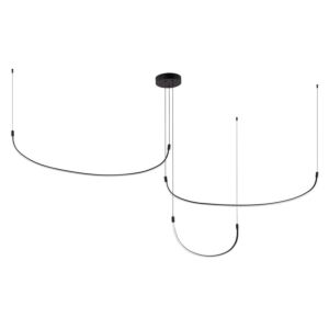 Talis LED Pendant in Black by Kuzco Lighting