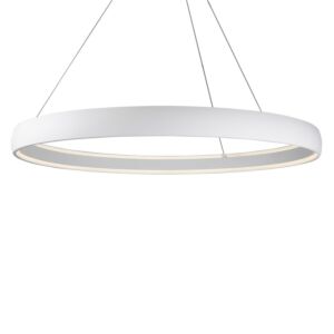 Halo LED Pendant in White by Kuzco Lighting