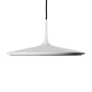 Disc LED Pendant in White by Kuzco Lighting