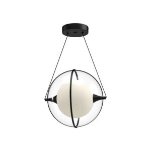 Aries LED Pendant in Black by Kuzco Lighting