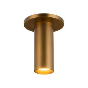 Mason LED Semi Flush Mount in Vintage Brass by Kuzco Lighting